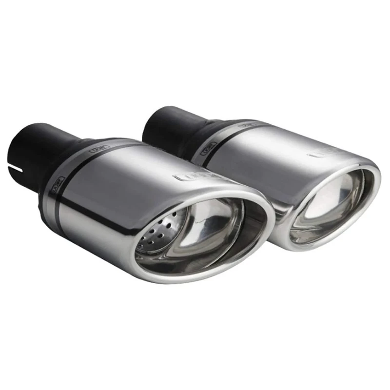 Ulter Sport Exhaust finisher (right) - Oval 120x80mm - Length 120mm - Installation ->50mm - Inox