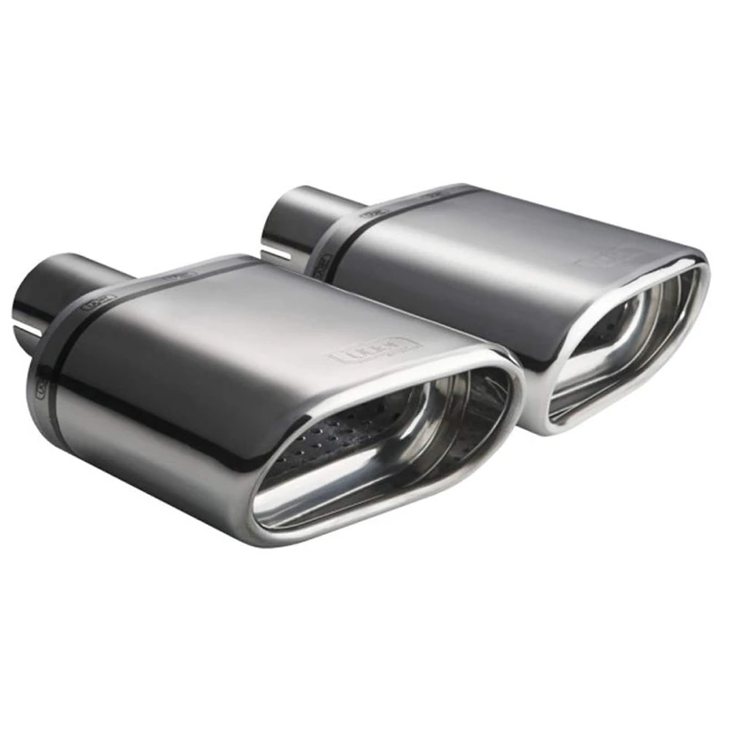 Ulter Sport Exhaust finisher (left) - Oval 145x75mm - Length 140mm - Installation ->50mm - Inox - Image 1