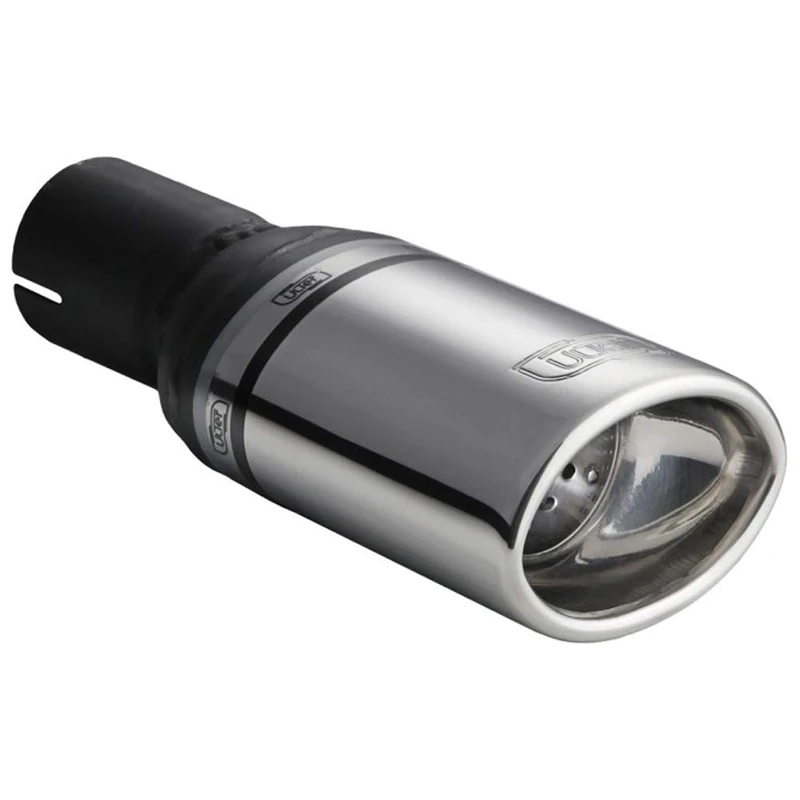 Ulter Sport Exhaust finisher - Oval 95x65mm - Length 200mm - Installation ->50mm - Inox