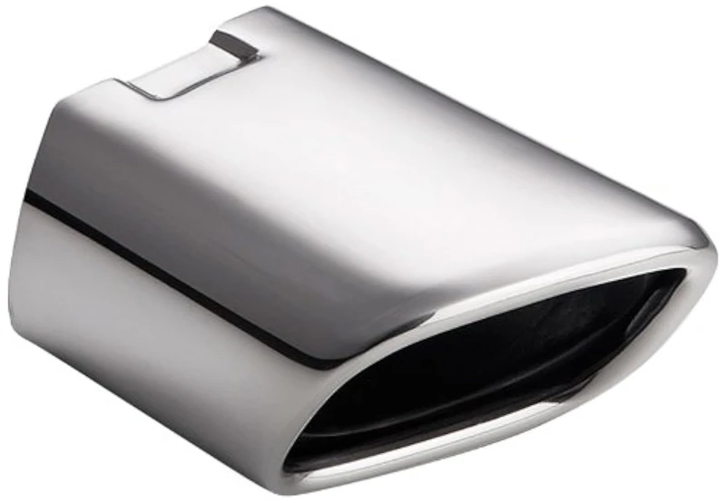 Ulter Sport Exhaust finisher (left) - Rectangular 105x80mm - Length 200mm - Installation 50-60mm - Inox