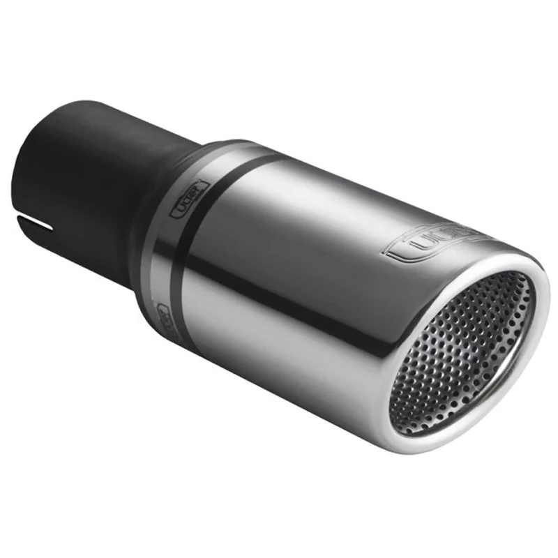 Ulter Sport Exhaust finisher - Round Ø90mm Slanted RS - Length 120mm - Installation ->50mm - Inox