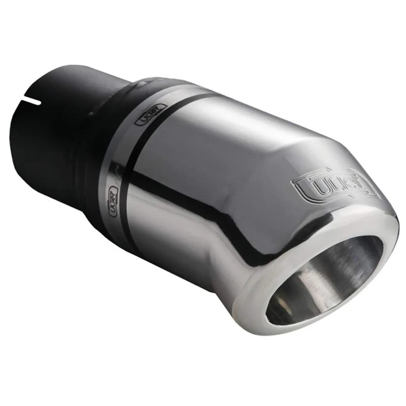 Ulter Sport Exhaust finisher - Round Ø80mm Down - Length 120mm - Installation ->60mm - Inox