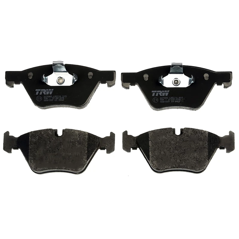 TRW GDB1559 Brake Pad Set of 4 for BMW 3 (E90) 2004-2012 Front Axle and other vehicles