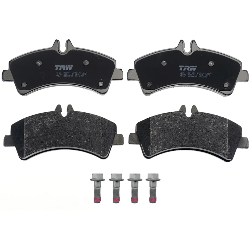TRW GDB1699 Brake Pad Set of 4 for Volkswagen Crafter 30-50 Van (2E_) 2006-2016 Rear Axle and other vehicles