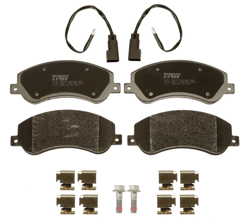 TRW GDB1724 Brake Pad Set of 4 for Ford Transit Van (FA_ _) 2006-2014 Front Axle and Other Vehicles