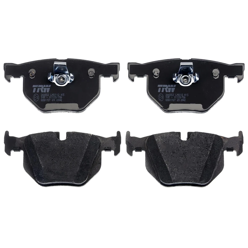 TRW GDB1727 Brake Pad Set of 4 for BMW 5 (E60) 2001-2010 Rear Axle and other vehicles