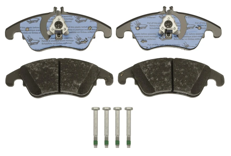 TRW GDB1737 Brake Pad Set of 4 for Mercedes-Benz C-Class Sedan (W204) 2007-2015 Front Axle and Other Vehicles