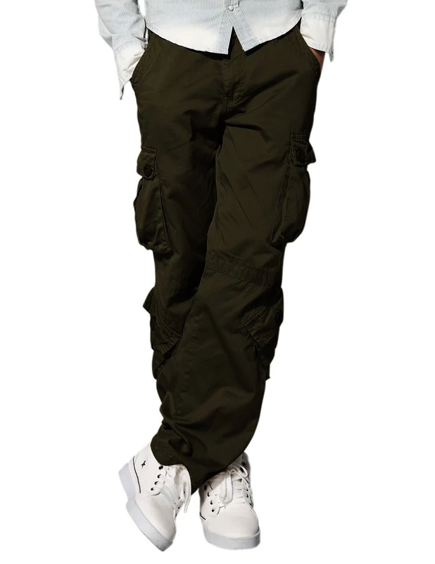 Match Men's Wild Cargo Pants - Green - 29
