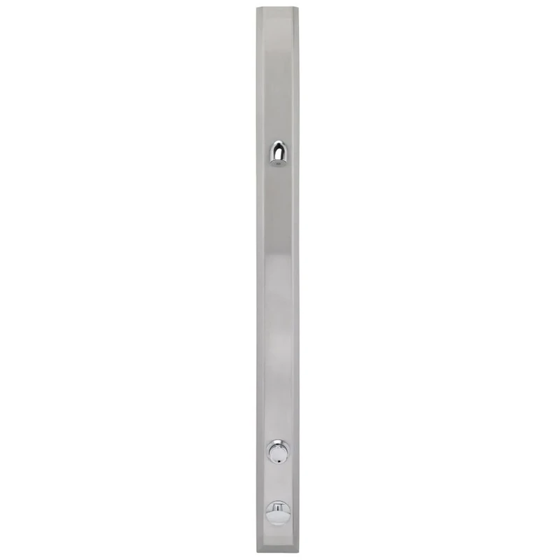 Bristan TFP3003 Fixed Temperature Timed Flow Shower Panel & VR Head, Steel