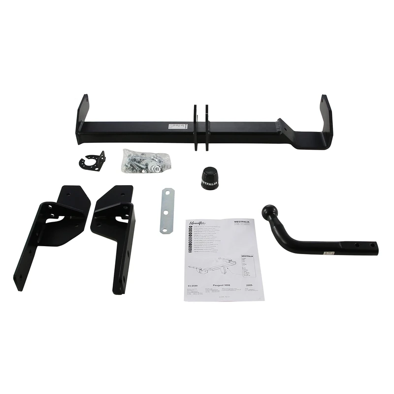 Westfalia Fixed Towbar for Peugeot 3008 (06/2009-09/2016) - Not Suitable for Hybrid