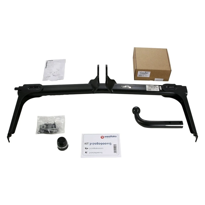 Westfalia Fixed Towbar for Skoda Yeti (08/2009-12/2017) - Includes 13-pin Vehicle-specific Wiring Kit