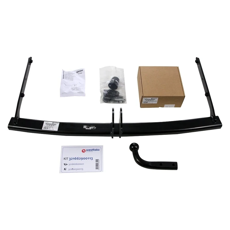Westfalia Fixed Towbar for VW Golf 5/6 Estate (06/2007-07/2013) and VW Jetta (08/2005-10/2010) - Includes 13-pin Vehicle-specific Wiring Kit