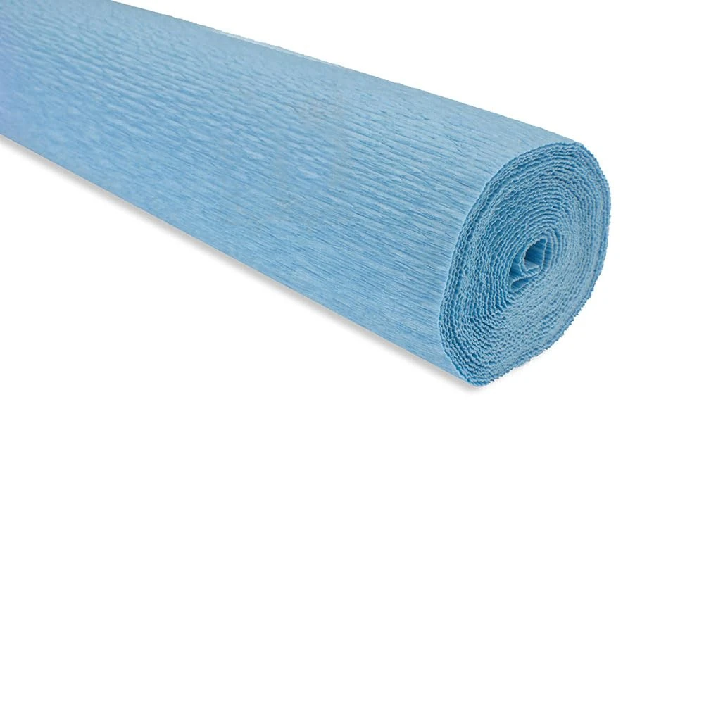 FloristryWarehouse Crepe Paper roll 180g (50X250cm) Sky Blue (Shade 556)