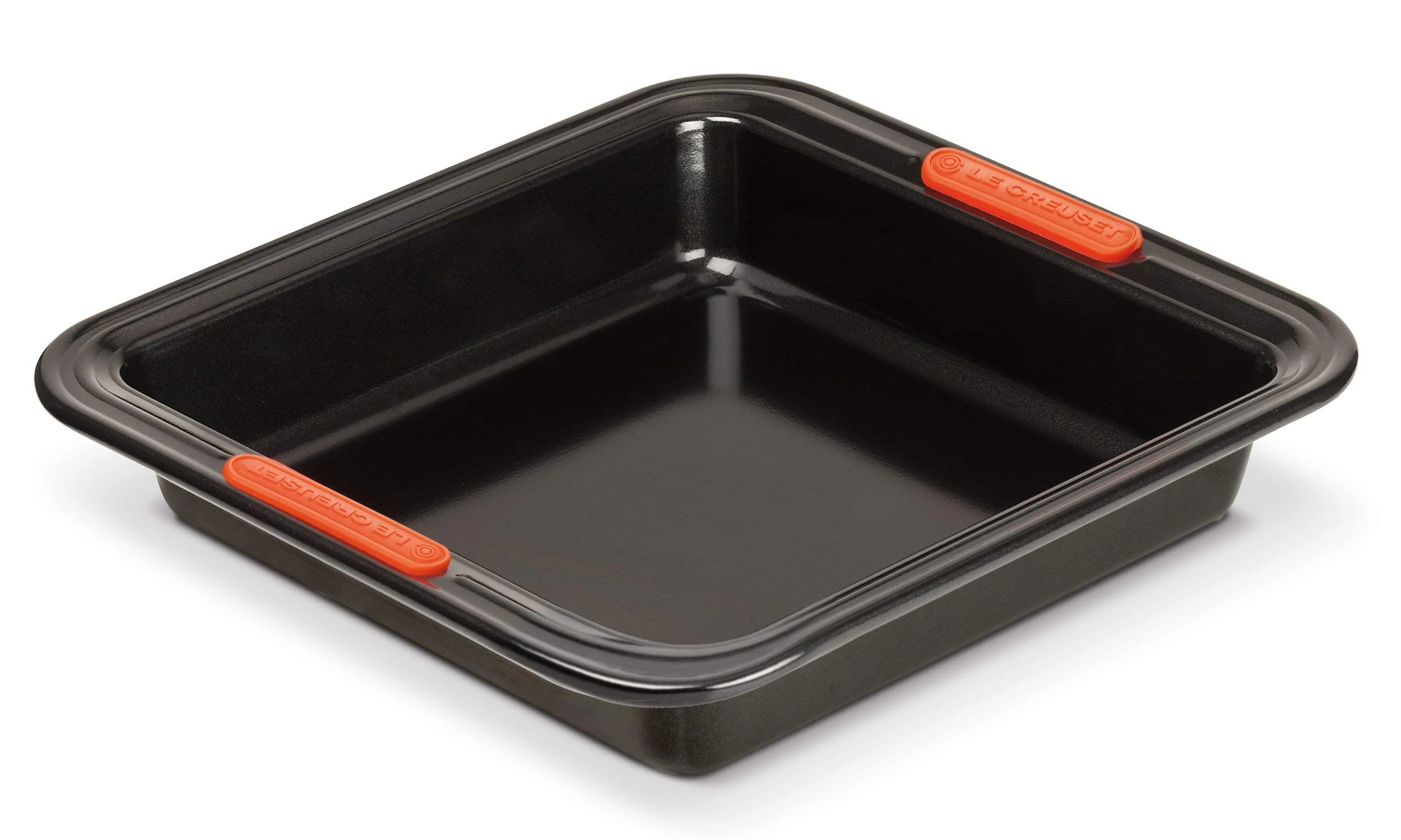Le Creuset Non-Stick Carbon Steel Bakeware Square Cake Tin - 23 cm, Black, 46102230010000