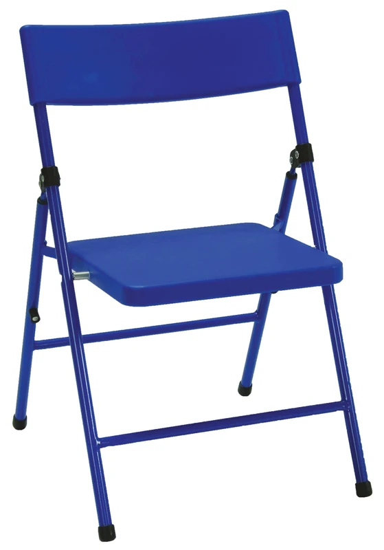 Cosco Children’s Pinch-Free Folding Chair, Blue - 4 Pack