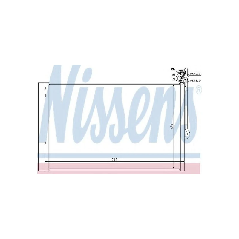 Nissens 940157 Condenser, air conditioning