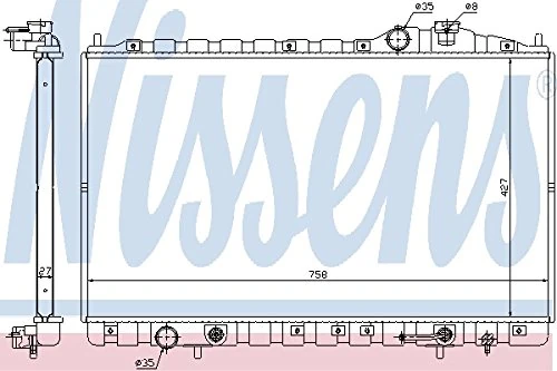 Nissens 67492 Radiator, engine cooling