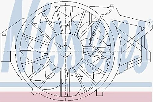 Nissens 85396 Fan, radiator