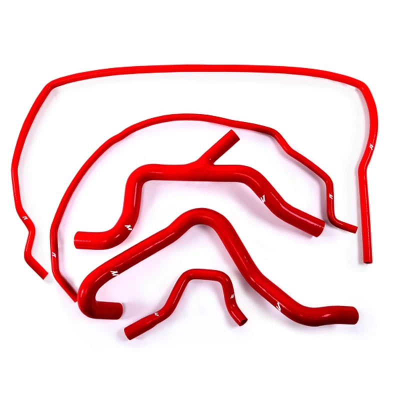 Mishimoto MMHOSE-ST-05RD Silicone Radiator Hose Kit Compatible With Ford Focus ST