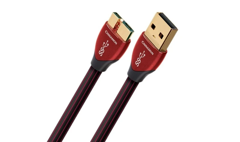 AudioQuest Cinnamon Micro USB 3.0-1.5m USB A 3.0 to Micro USB 3.0 Cable