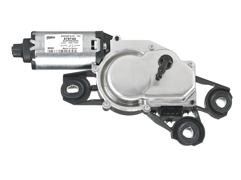 VALEO - Wiper Motor - Rear - 579744 - ALTEA (5P1, 5P5, 5P8) (2004 -), LEON (1P1) (2005 -), TOLEDO