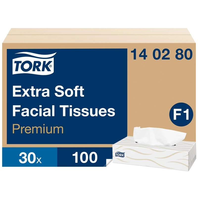 Tork Premium Extra Soft Facial Tissues 2ply (30x100)