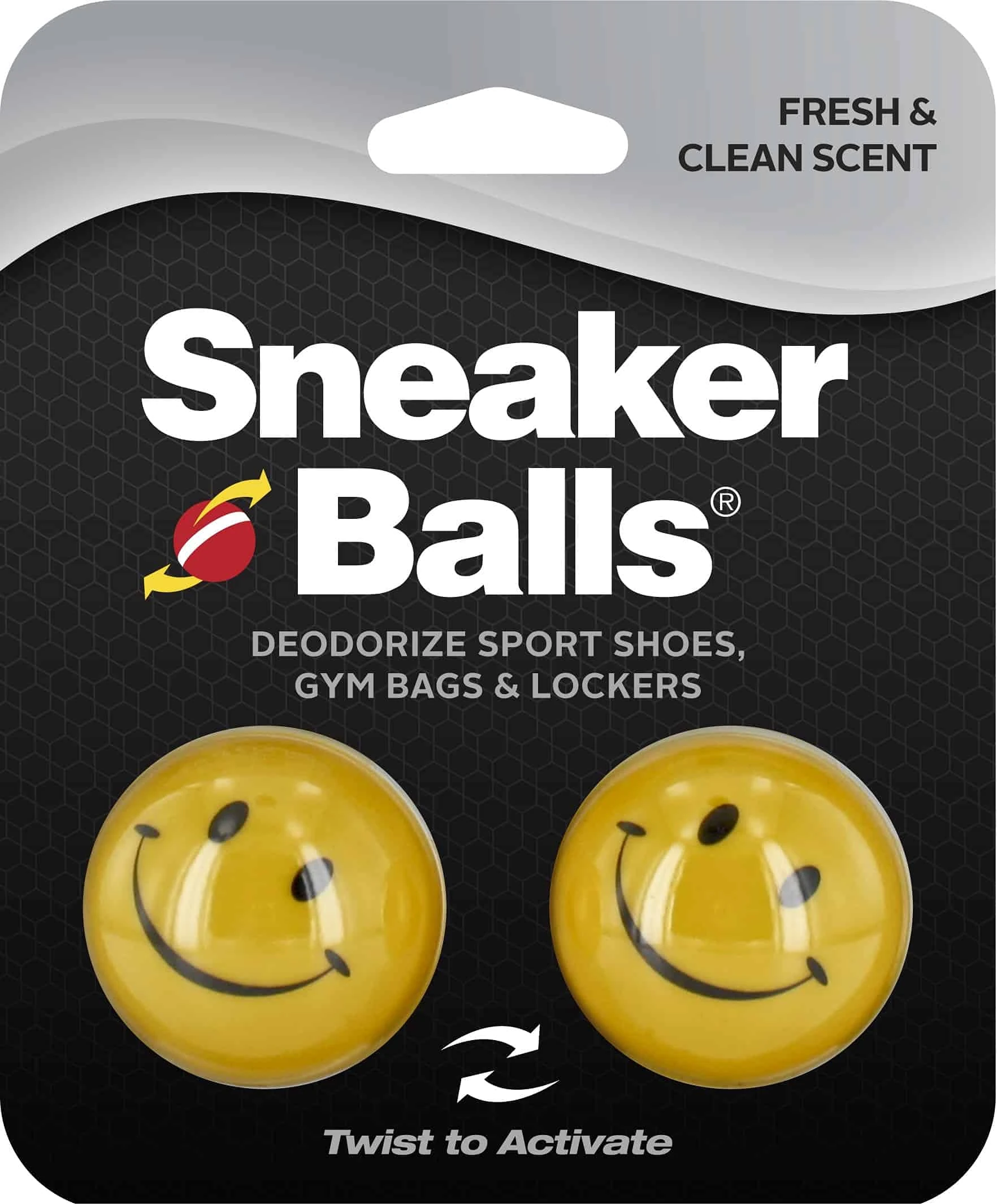 Sof Sole Sneakerballs Happy Face Deo Balls