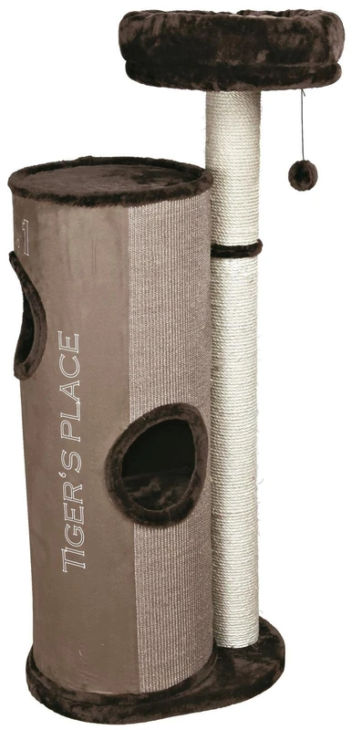 TRIXIE Julio Scratching Post for Cat, 140 cm Diameter, Beige/Brown - Image 1