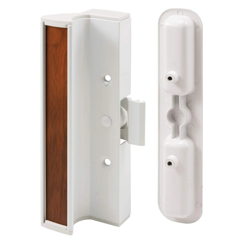 Prime-Line Products C 1202 Sliding Door Handle Set, White