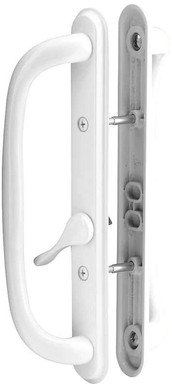 Prime-Line C 1288 White Diecast Sliding Door Handle Set with 10 in. Pull (Single Pack)