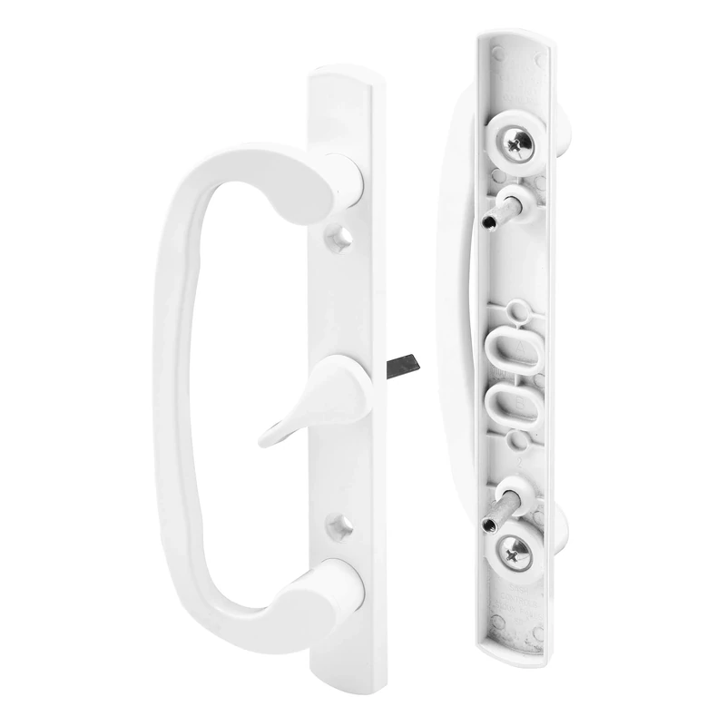 Prime-Line Products C 1317 Sliding Door Handle Set, White