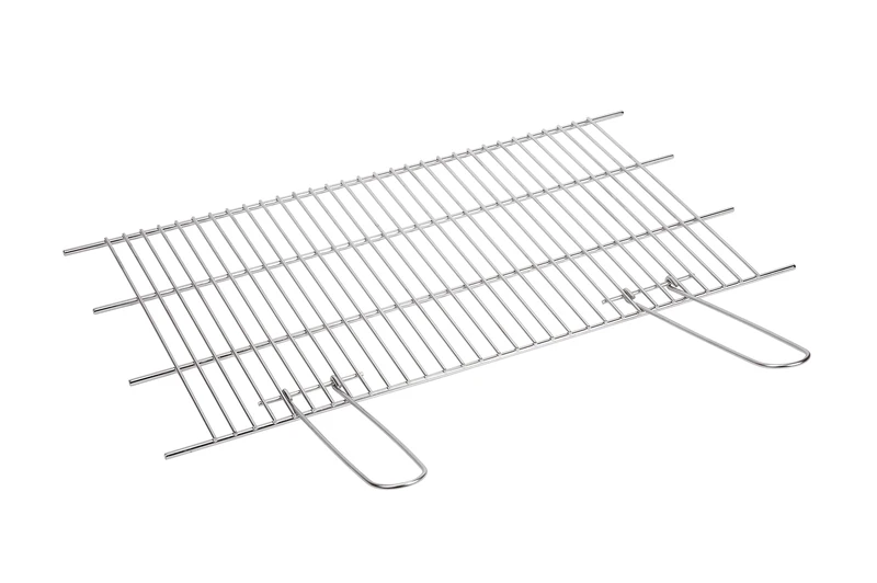 SAUVIC 02745 60 x 40 cm 18/8 Cut-Out Stainless Steel Grill Rack - Silver