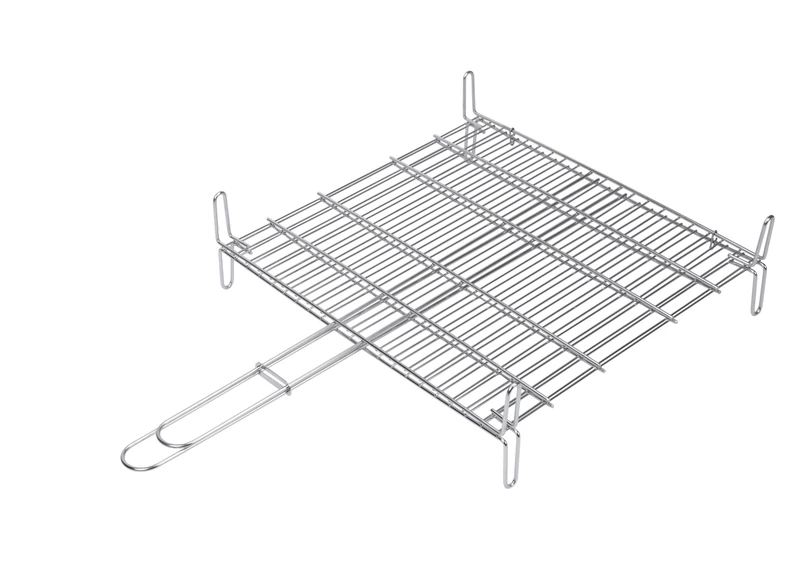 SAUVIC 02685 40 x 45 cm 18/8 Double Stainless Steel Grill Rack - Silver