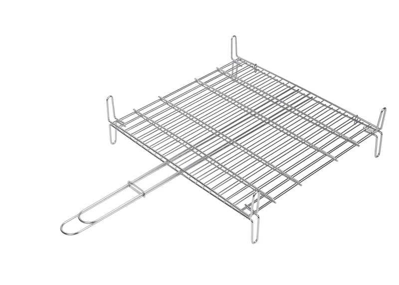SAUVIC 02686 50 x 50 cm 18/8 Double Stainless Steel Grill Rack - Silver