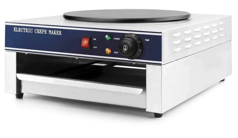 Lacor 69196 Professional Electric Crepe Maker, 49 x 45 x 22.5 cm, Silver