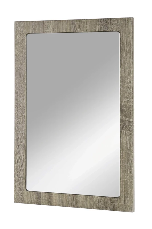 HAKU Möbel Mirroir Dark Oak, Mdf - Size: W 40 cm X H 60 cm X D 2 cm, Style: Modern