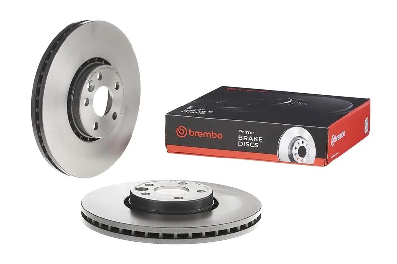 Brembo 09.B025.11 Front UV Coated Brake Disc - Single Piece