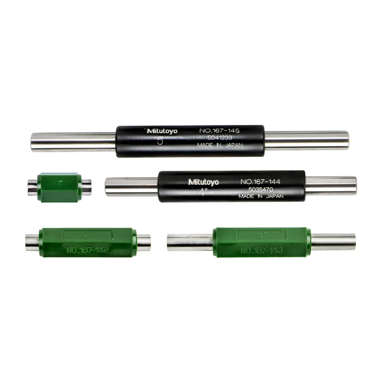 Mitutoyo 167-912 Micrometer Standard Set, 1-5", 5 Piece/Set - Image 1