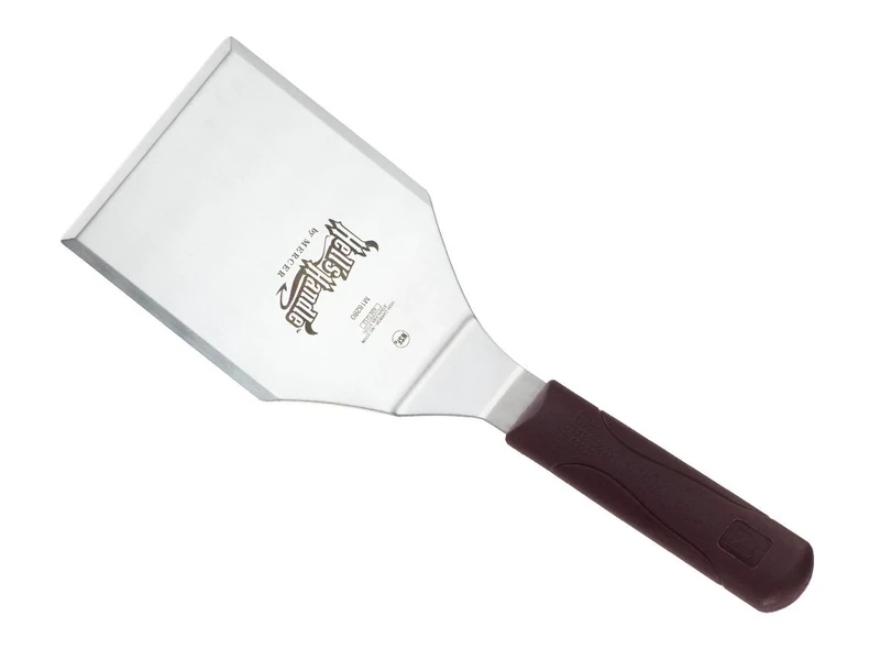 Mercer Culinary M18280 Hell's Handle 5 x 4-Inch Heavy Duty Turner/Spatula, Stainless Steel, Multi-Colour