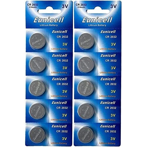 10 Eunicell CR2032 DL2032 5004LC CR 2032 Batteries Cells 3V