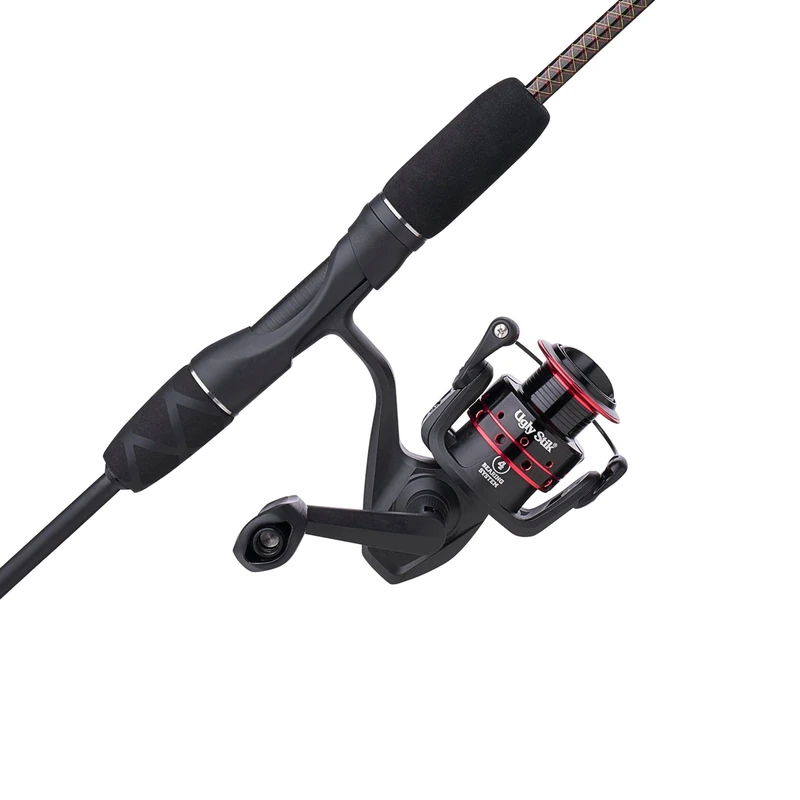 Ugly Stik GX2 Youth Spinning Combo | Kids Fishing Rod and Reel Set | Lure Fishing Freshwater River Lake Sea Angling | Medium Power | Graphite Fiberglass | Clear Tip | 5ft 6 | 30 Reel | Red/Gold