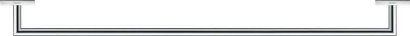 Duravit Towel Bar, Brass, Chrome, 80 cm
