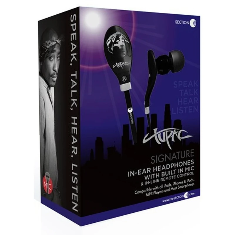 Section 8 Limited Edition Tupac Signature Pro Series Headphones