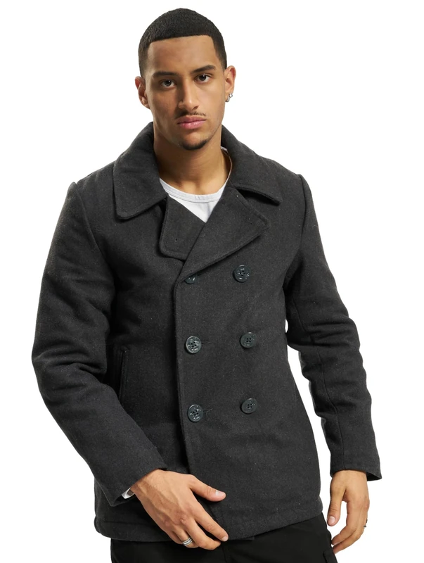 Brandit Pea Coat, color: anthrazit, size: XXL