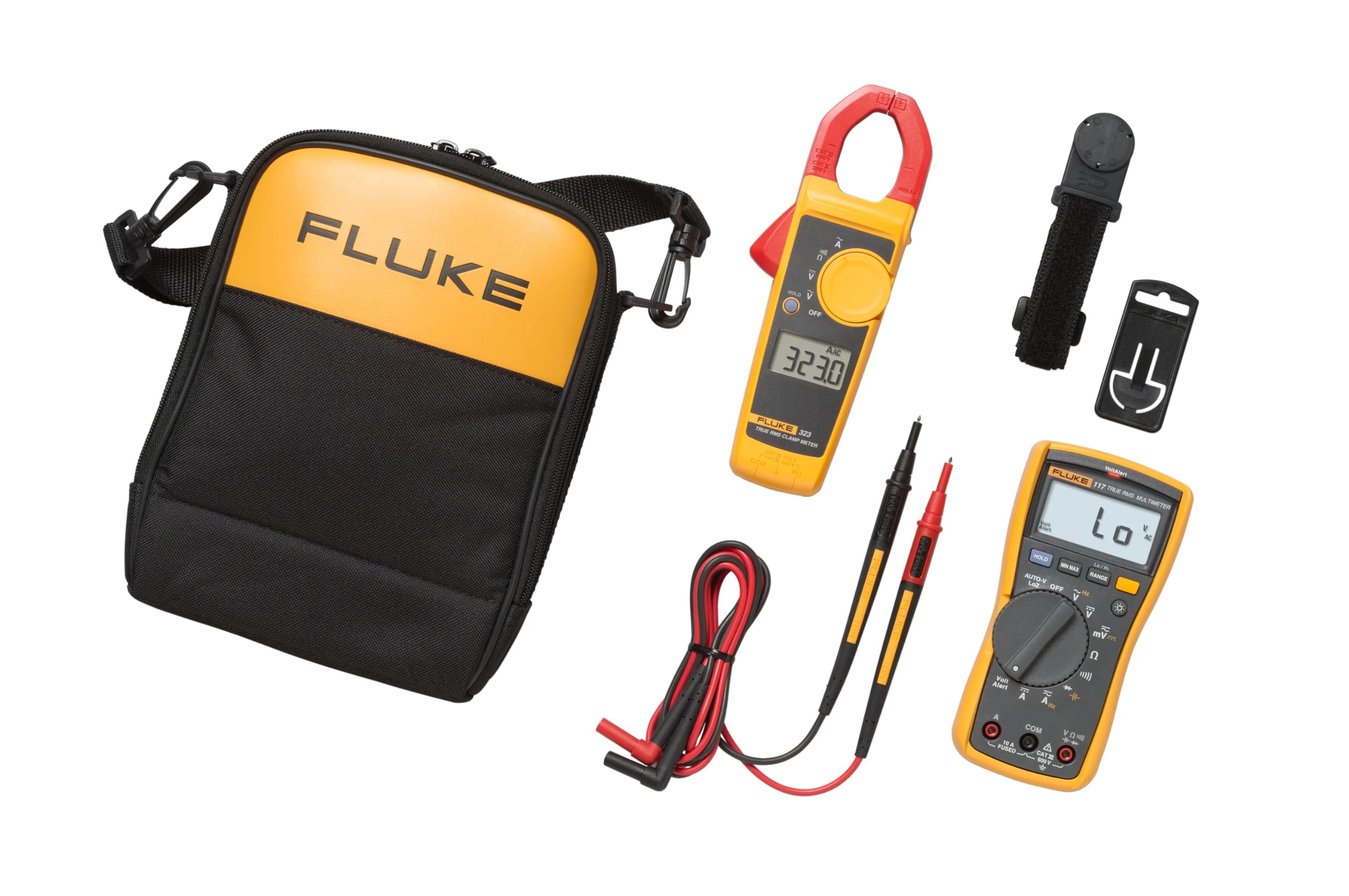 Fluke 117 and 323 Electrician’s Multimeter Combo Kit