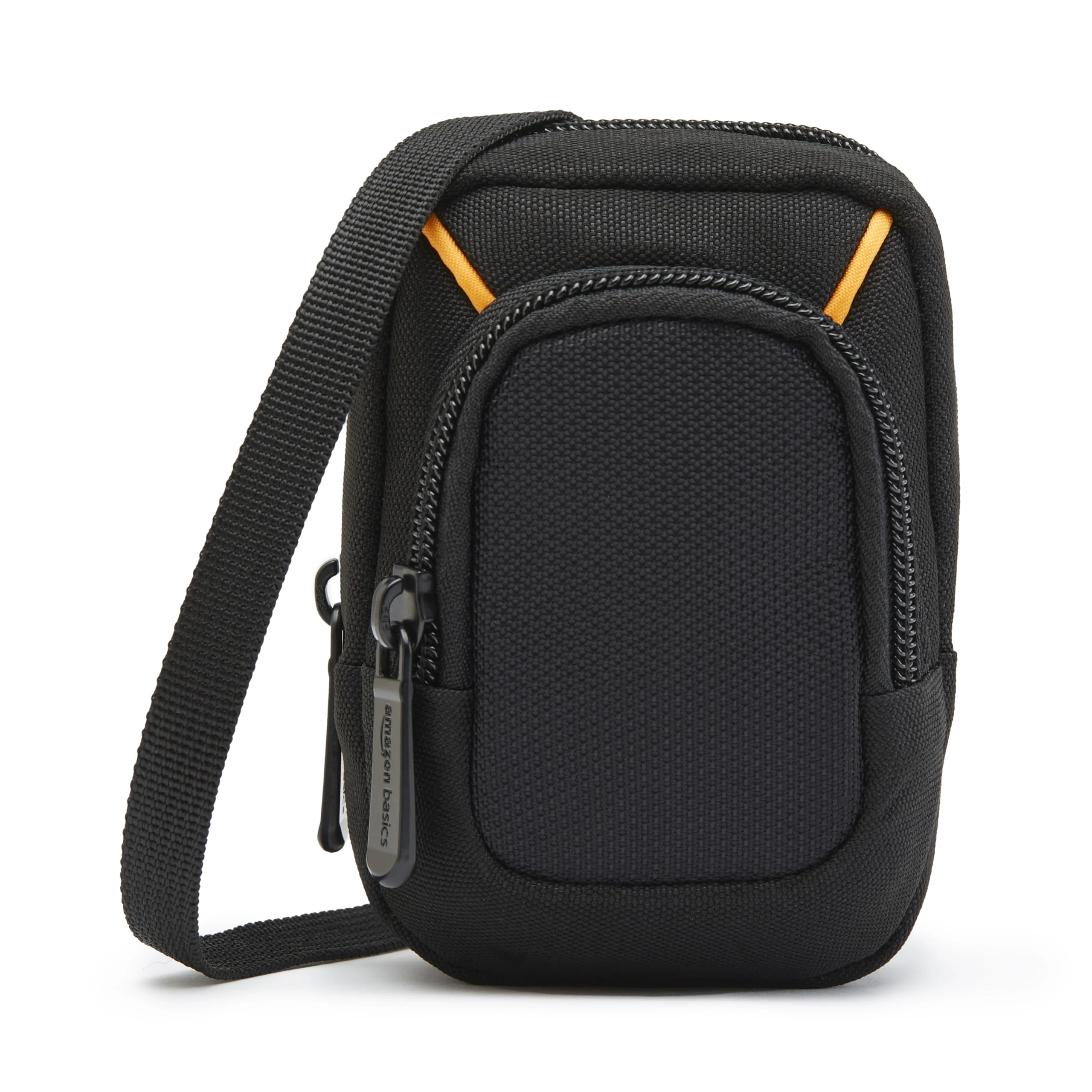 Amazon Basics Medium Compact Digital Camera Case with Internal Padding for 10.2x6.1x2.5 cm Cameras, Solid, Black, Extra-Small