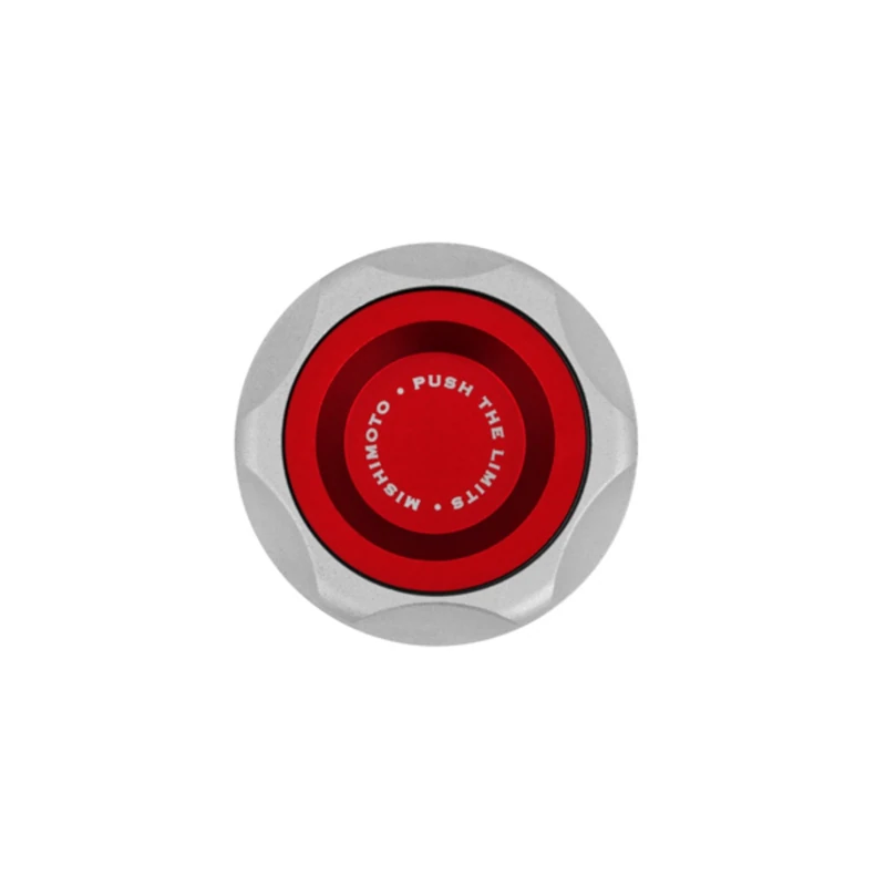 Mishimoto MMOFC-MUS1-RD Oil Filler Cap Compatible With Ford Mustang 1987-2001 Red