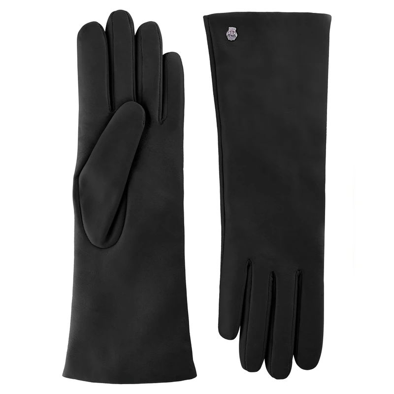Roeckl Women's Edelklassiker Kaschmir Lang Gloves, Black (Black 000), 7.5