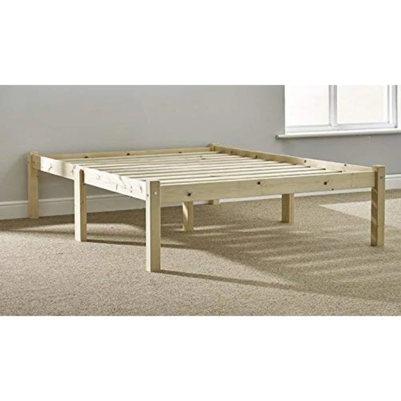 STRICTLY BEDS&BUNKS Avon Pine Montessori Bed Frame, 4ft 6 Double