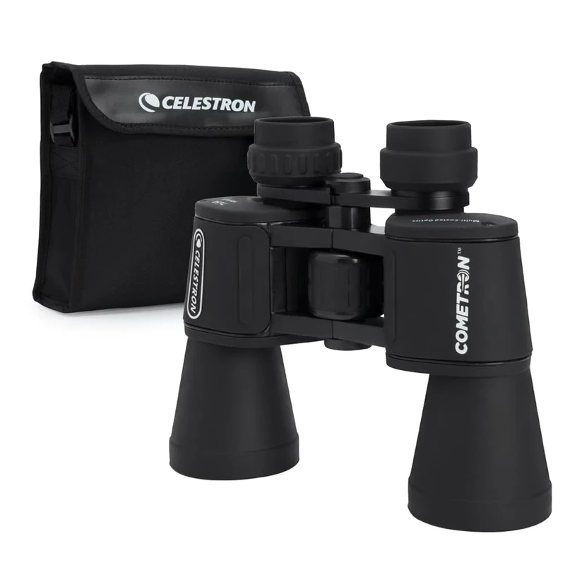 Celestron 71198 Cometron 7x50 Porro Prism Binoculars, Black